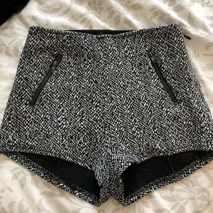 Urban Outfitters Patterned Shorts w/ Zipper Detail